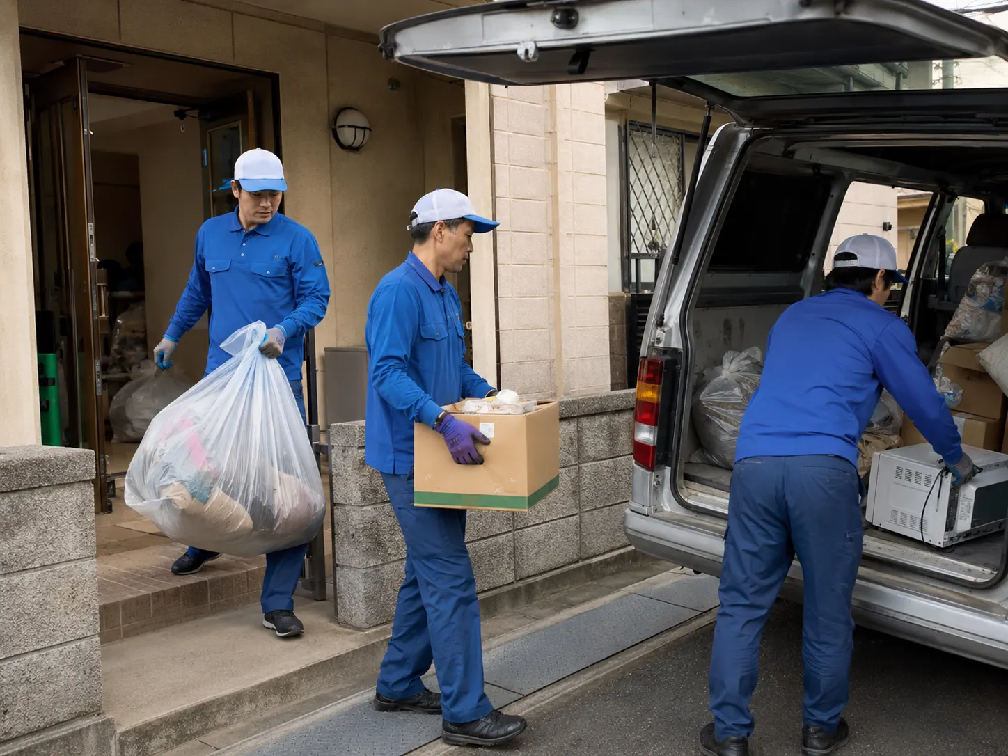大量の不用品を搬出するイメージ