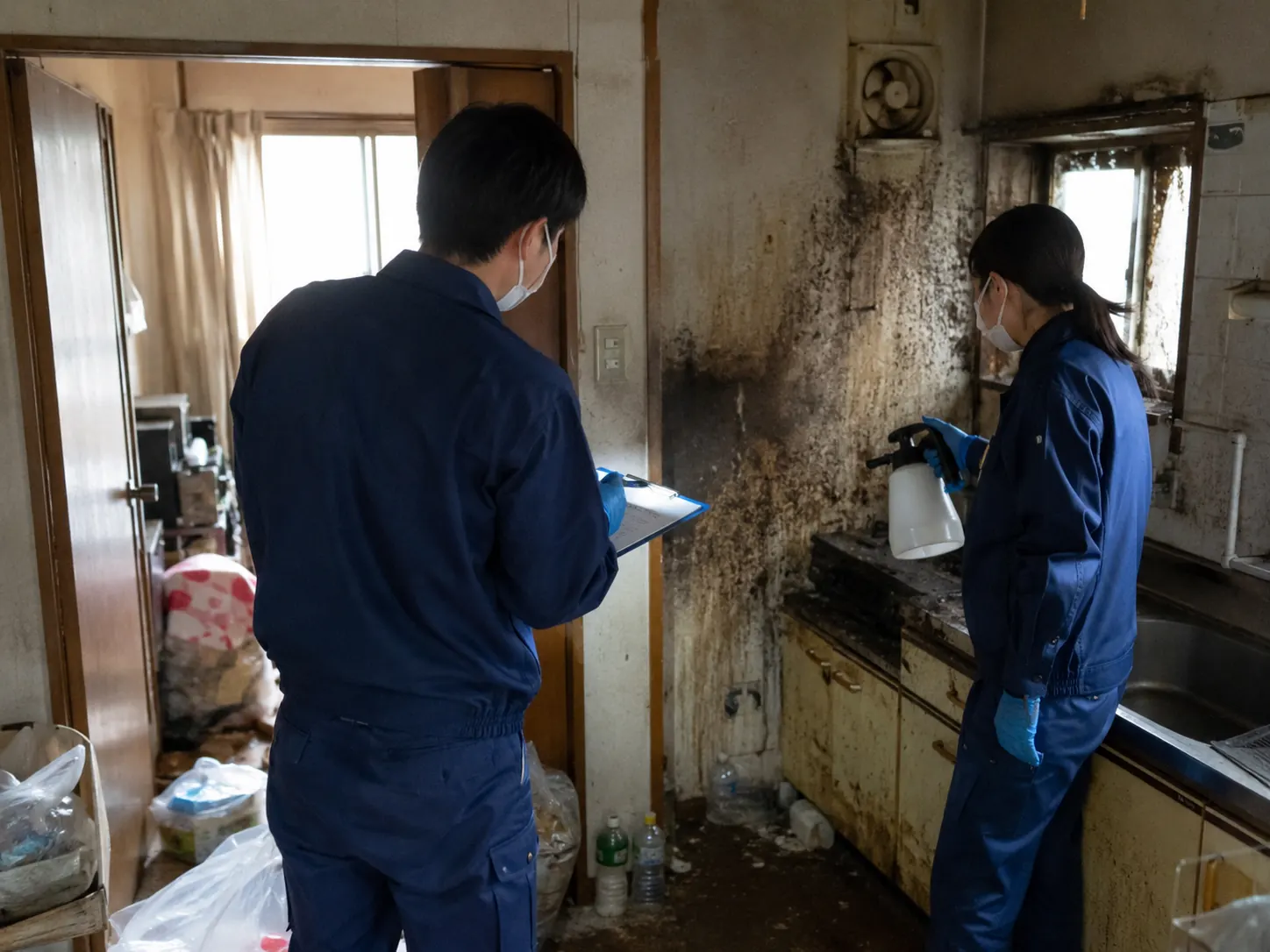 臭い・害虫など衛生状態を確認するイメージ