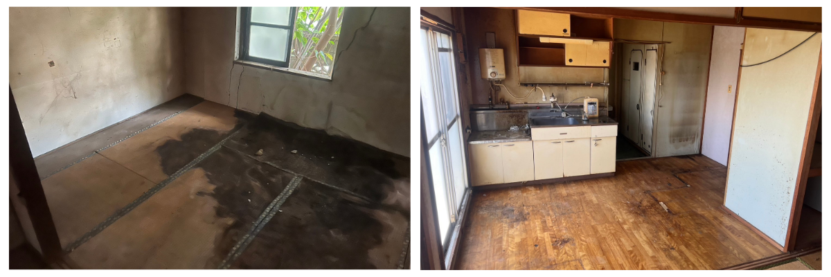 汚れた部屋の画像