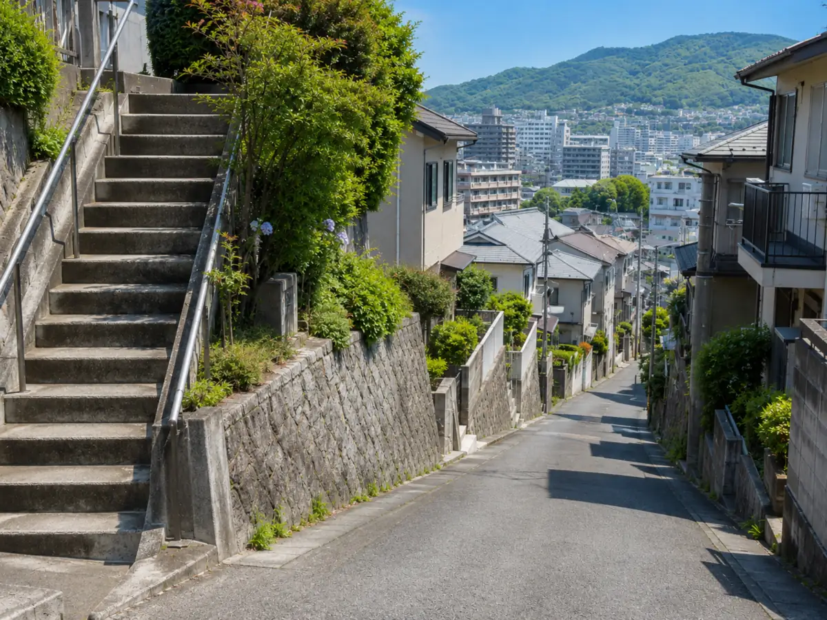 坂道や外階段、狭い道路からの不用品搬出