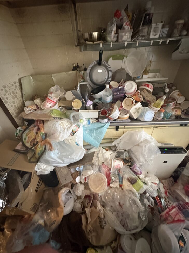 山口県防府市 ペットボトル、カップ麺容器、食品トレー、ビニール袋、段ボール、衣類、布団、調理器具（フライパン・鍋など）、プラスチック容器、収納家具、その他可燃・不燃ゴミ類 回収事例