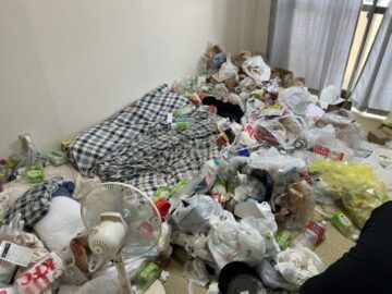 宇部市のゴミ屋敷・汚部屋片付け作業事例