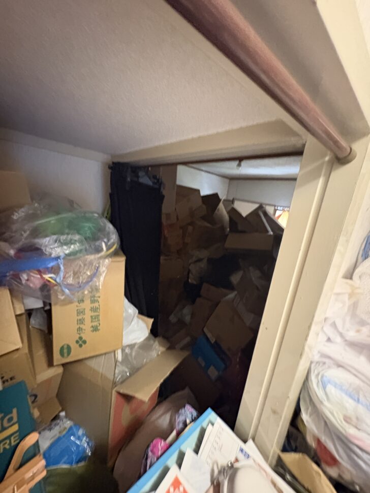 山口県山陽小野田市 衣類, 段ボール箱, 食品トレー・容器類, 紙類・雑誌, ビニール袋類, 雑貨・小物類, その他可燃ゴミ・不燃ゴミ一式 回収事例