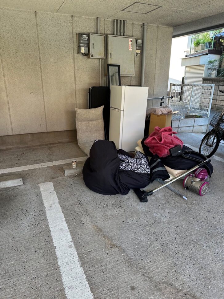 山口県宇部市 冷蔵庫, 掃除機, ベビーカー, クッション, 毛布, 衣類, ミラー, 段ボール 回収事例
