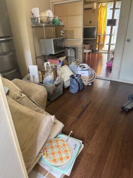 山口県下関市マンションの不用品回収作業をご紹介！｜お部屋の片付け事例