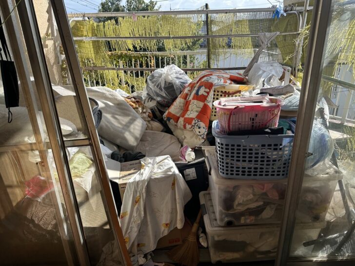 山口県防府市 布団・毛布・寝具類, 衣類, ビニール袋・ゴミ袋類, 収納ボックス（プラスチック製）, 洗濯カゴ, 段ボール箱, ほうき, その他雑品類 回収事例
